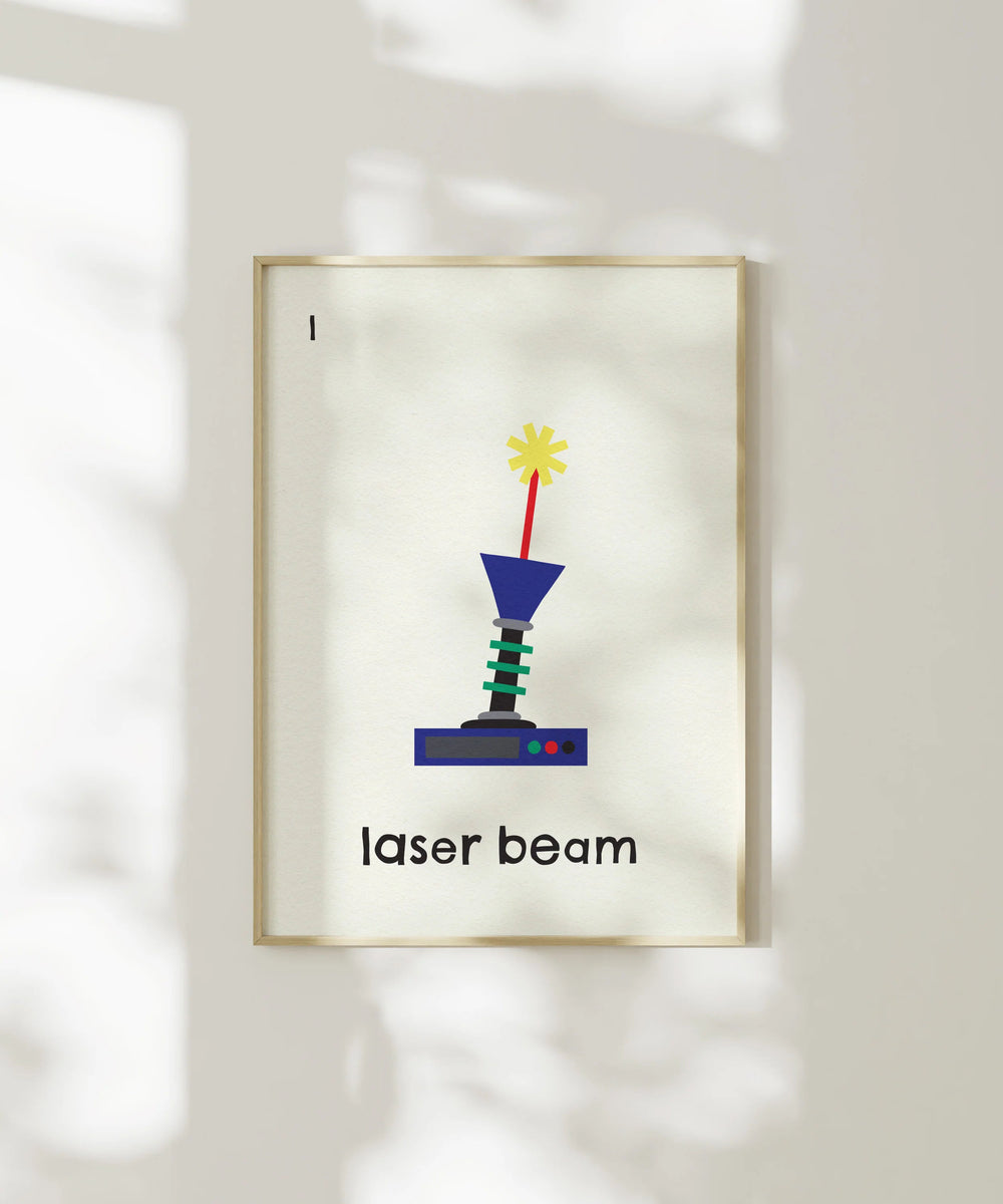 L for Laser Beam Print