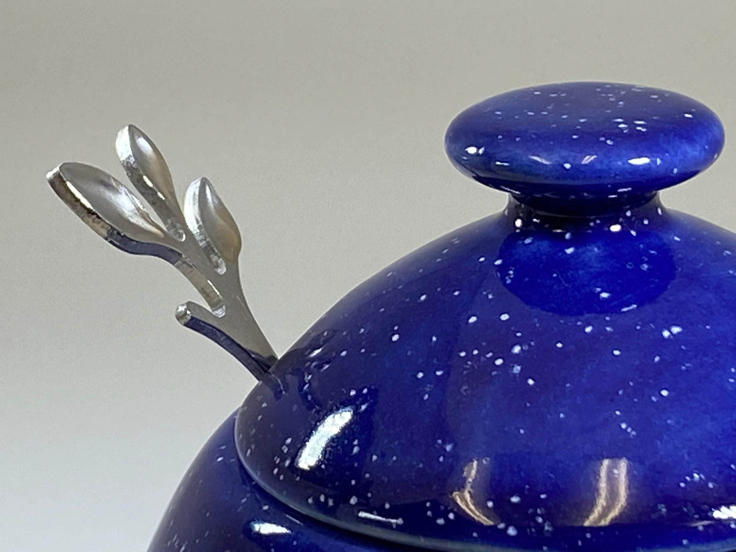 Butter Dish and Sugar Bowl Set Night Sky Glaze