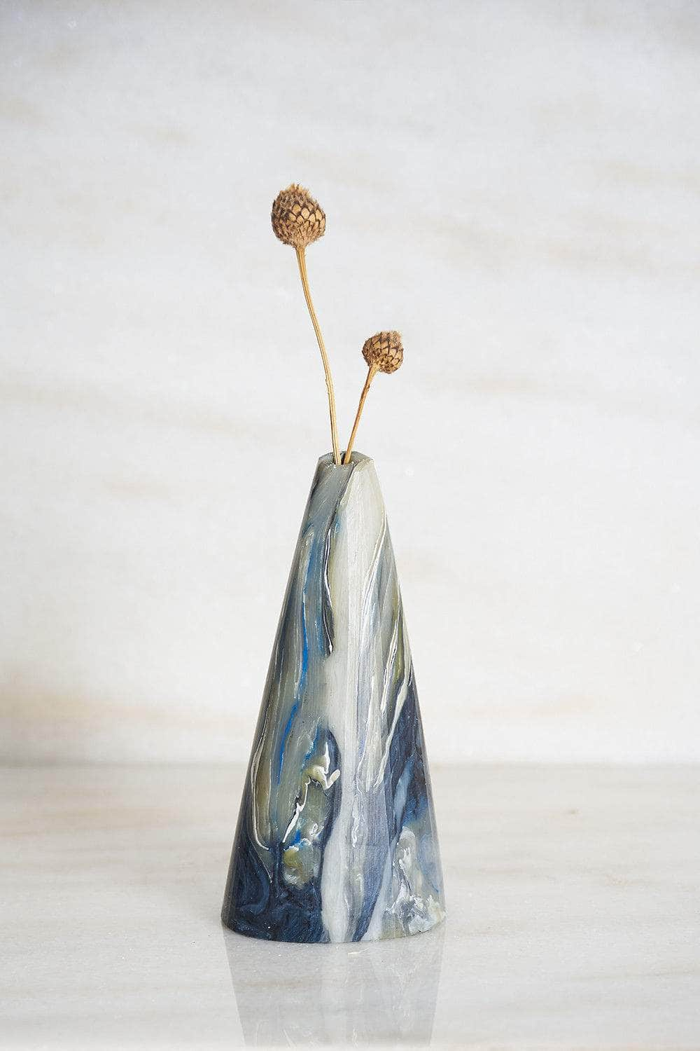 Recycled Plastic Bud Vase Peaks Winter