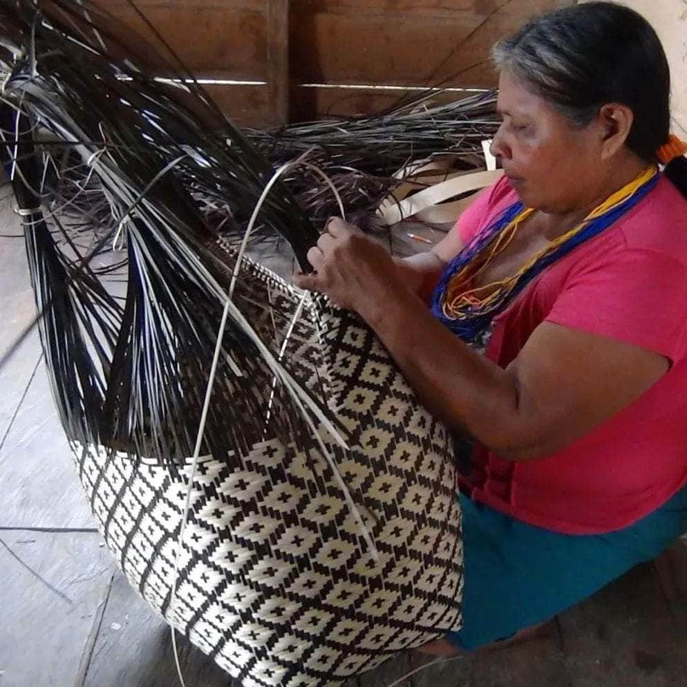 Guapi Cuatro Tetas Basket | Chequered