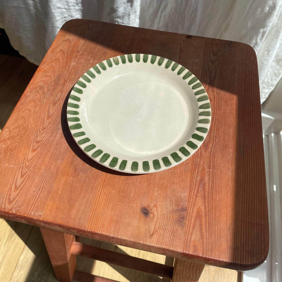 Small Striped Plate