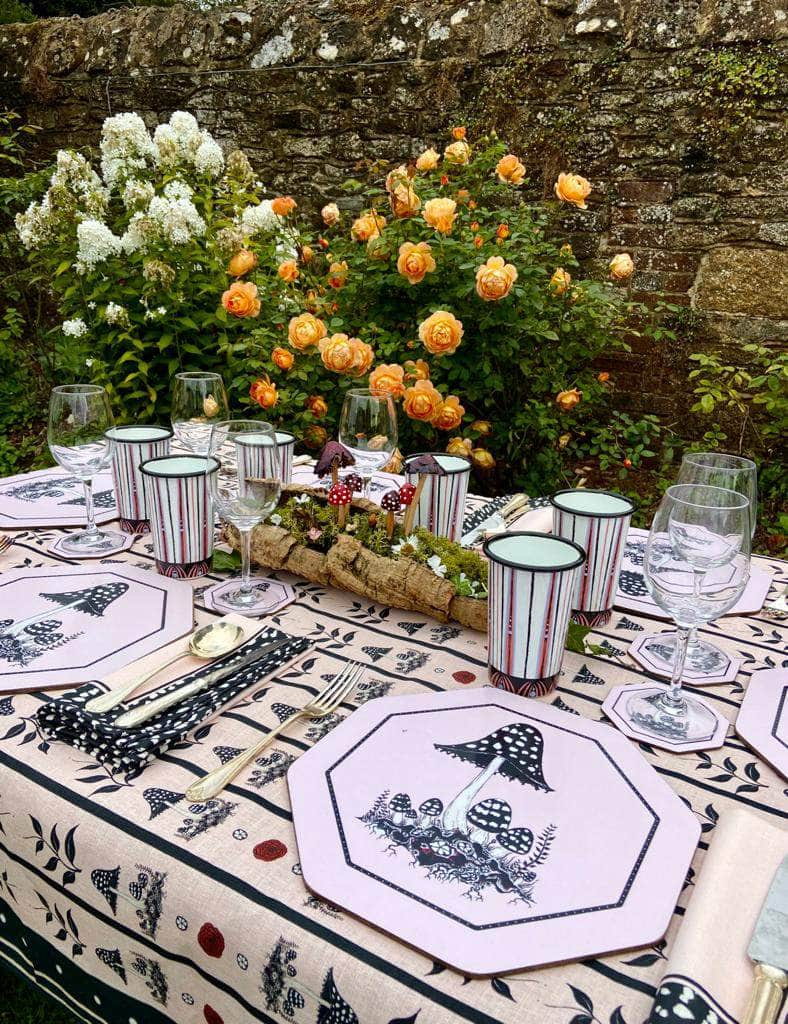 The Shaggy Ink Cap Hexagon Placemat