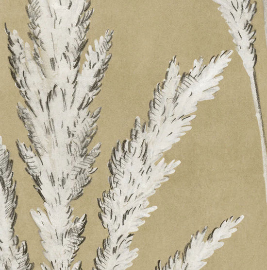 Pampas - In Gold - Wallpaper