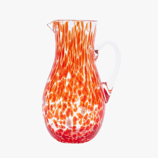 Red Murano Jug