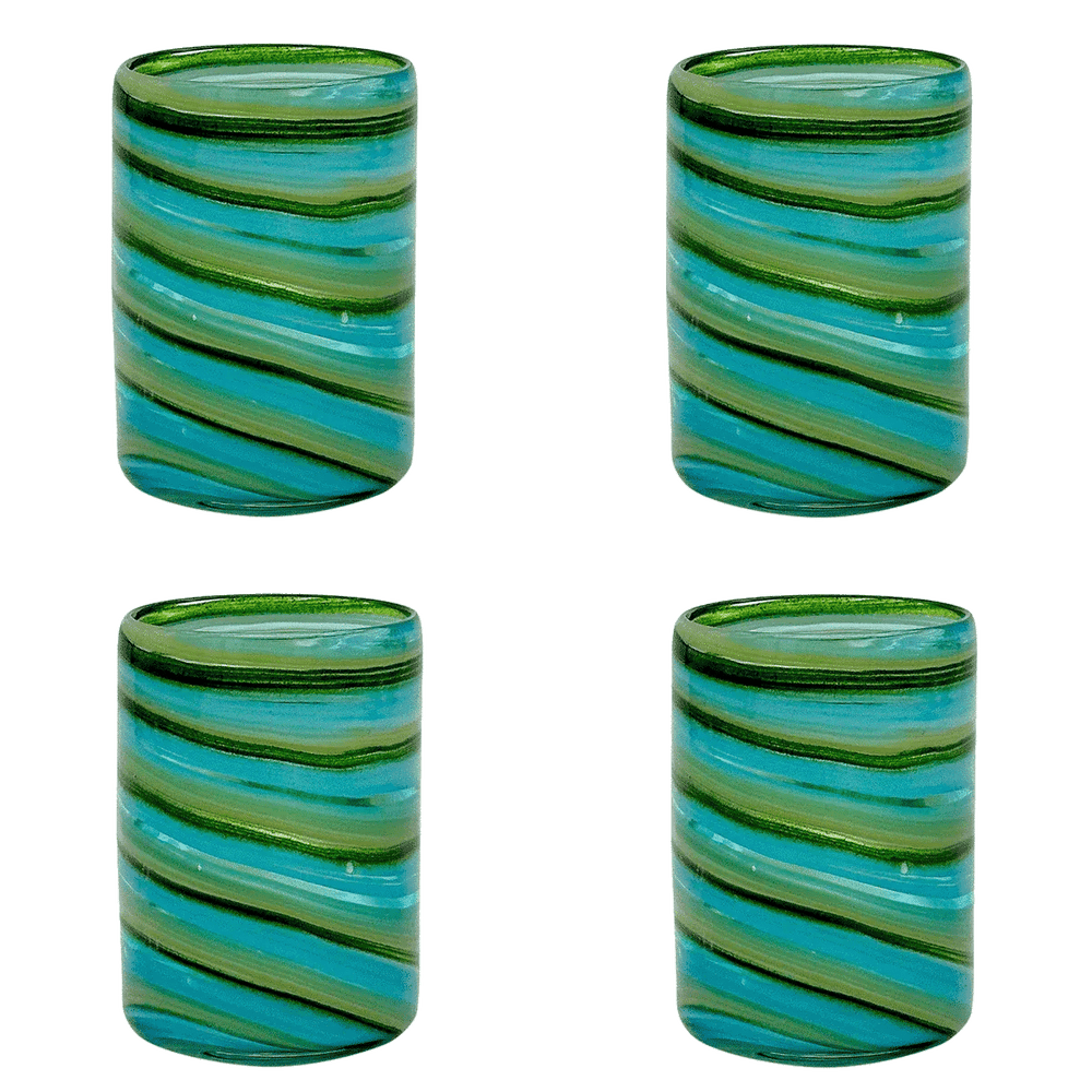 Bellotto Tumbler in Green, Set of Four