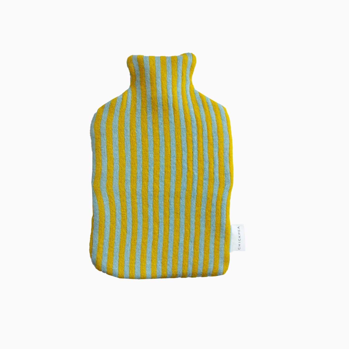 Piccalilli and Blue Bold Stripe Hot Water Bottle