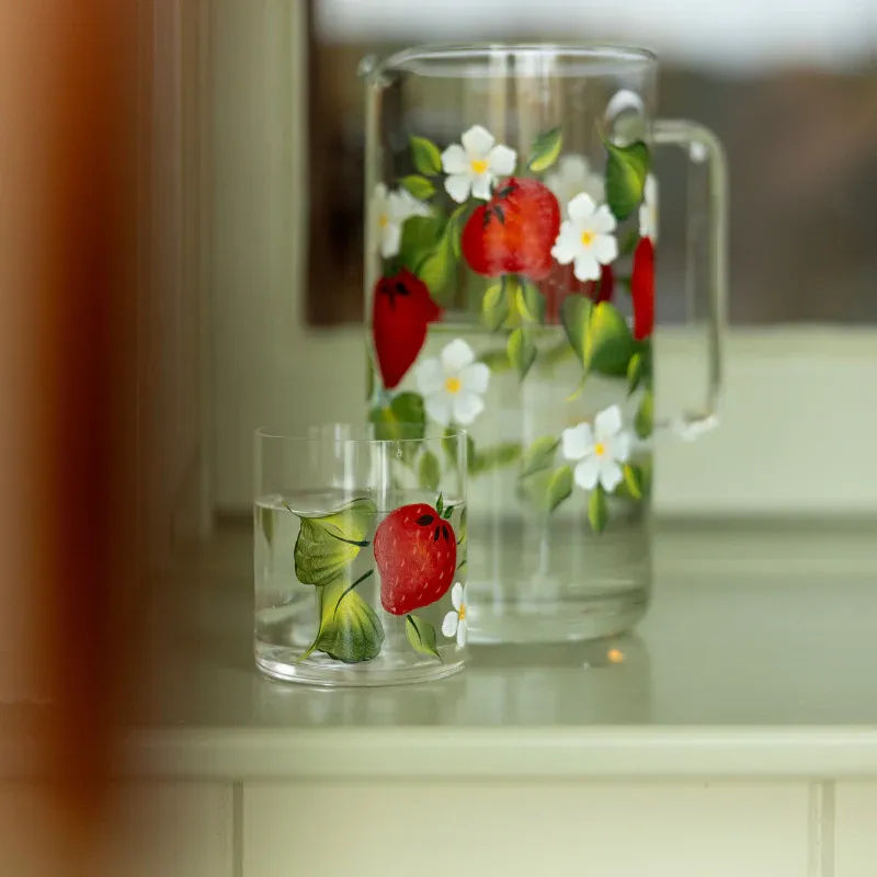 Strawberry Crystal Tumbler