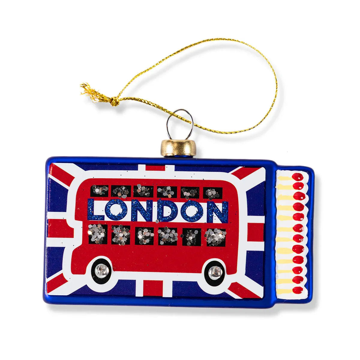 Matchbook Ornament - London