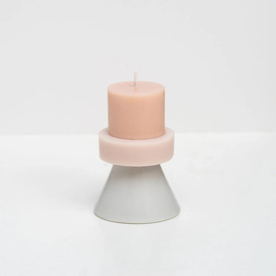 Stack Candle Mini - Ecru / Eggnog / Cloud