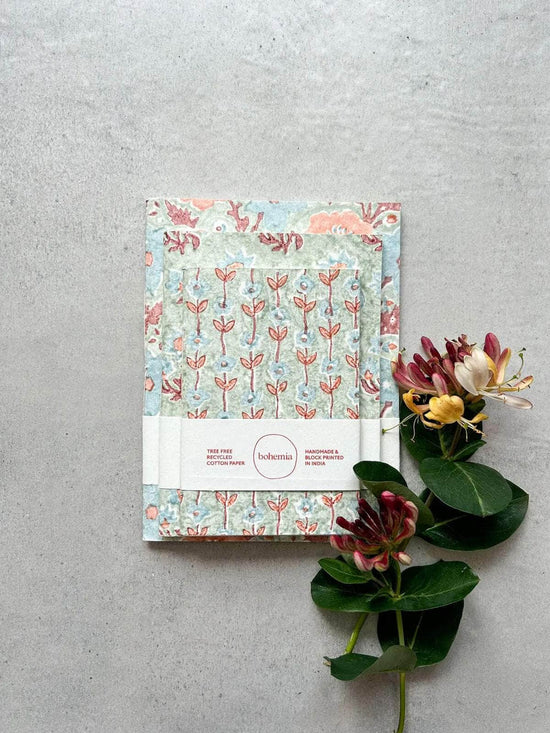 Posie Notebook - Duck Egg