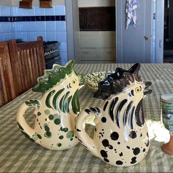 The ‘Tuscan Green’ Rooster Jug