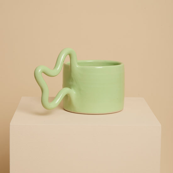 Wiggle Mug - Mint Green