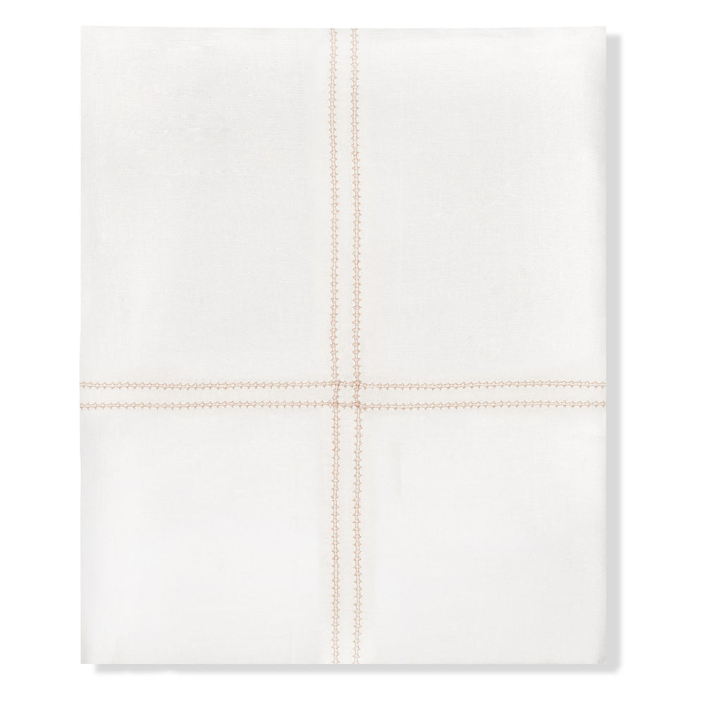 Duvet Cover Hemstitch Coral