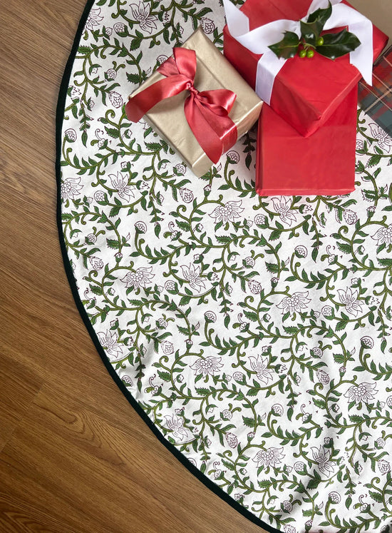 Evergreen Christmas Tree Skirt