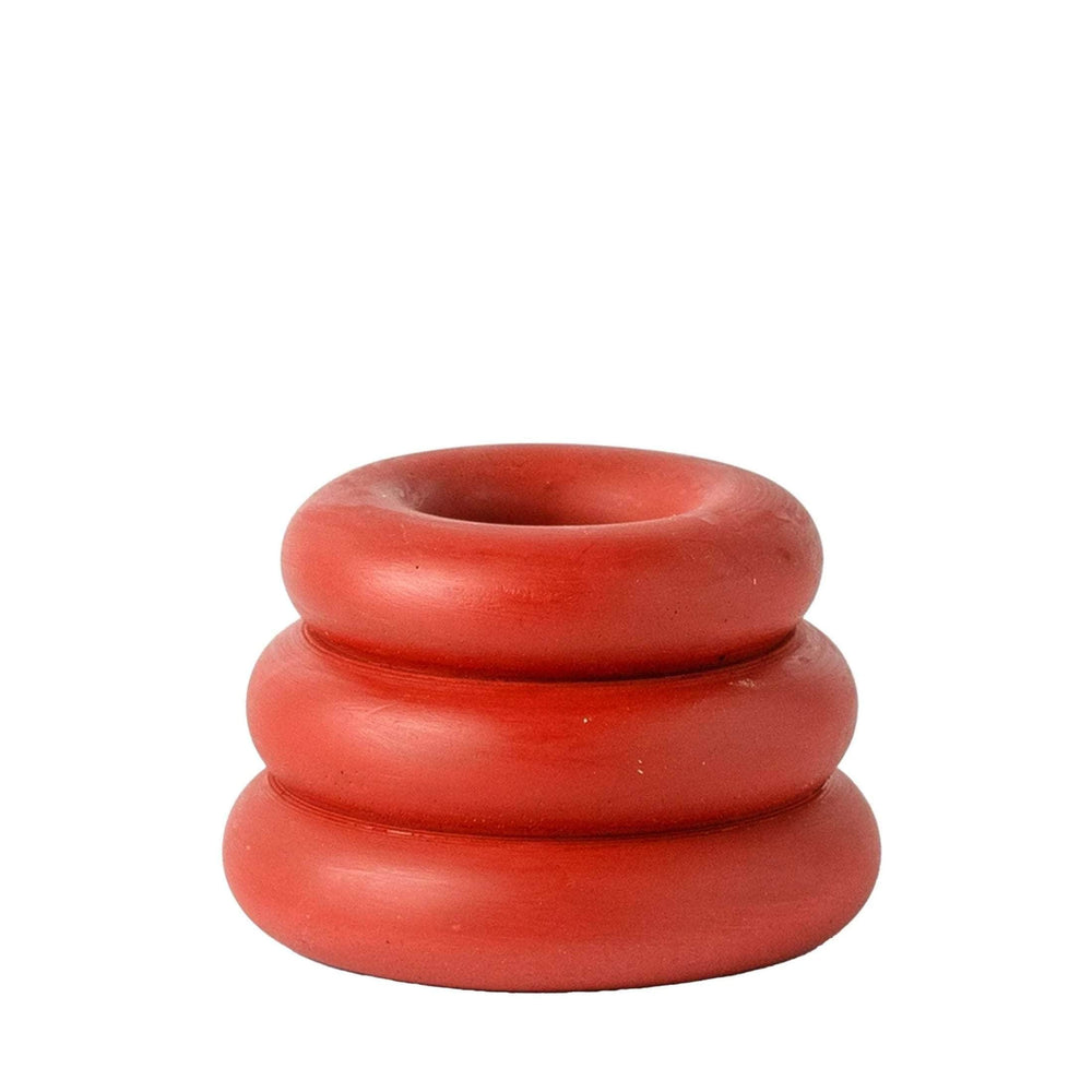 Red Triple O Candleholder