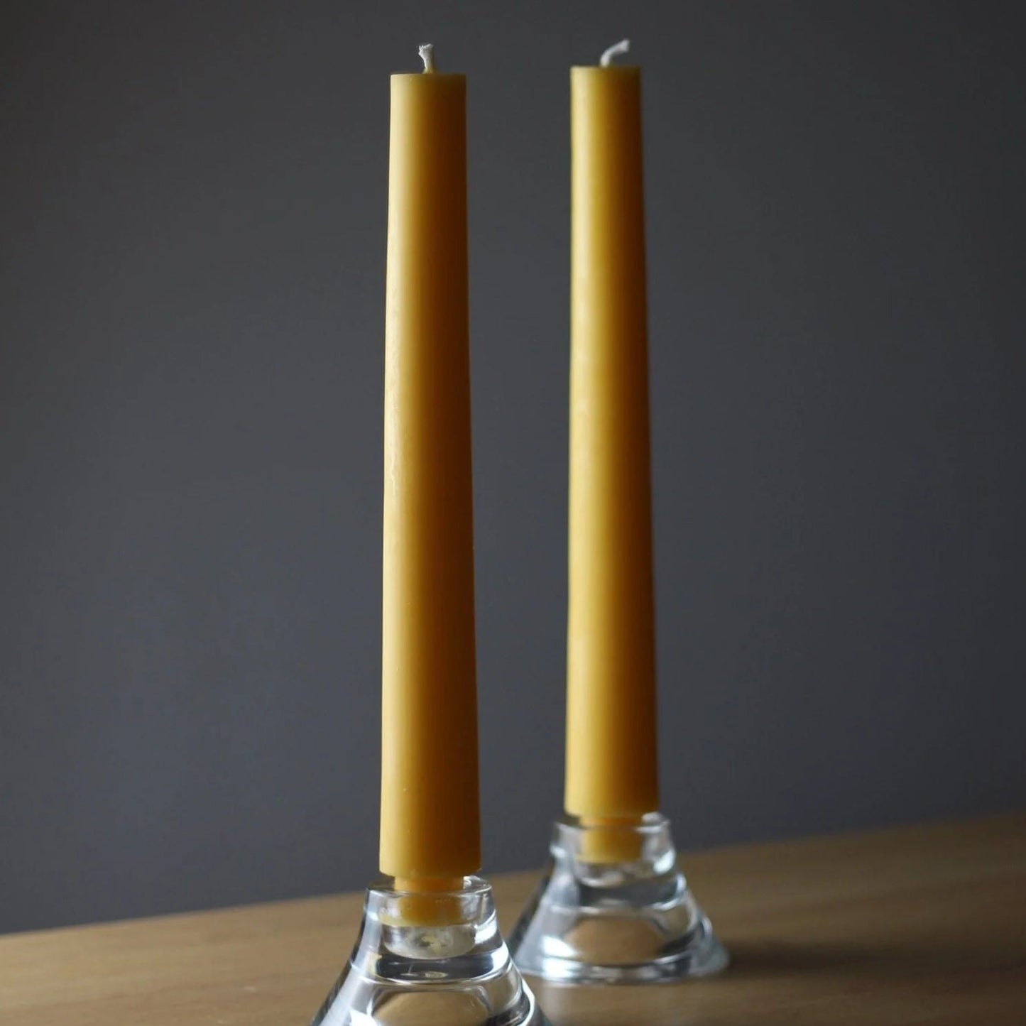 Dinner Pillar Candles - Yellow