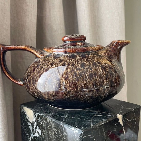 Tortoiseshell Brown Tea Pot