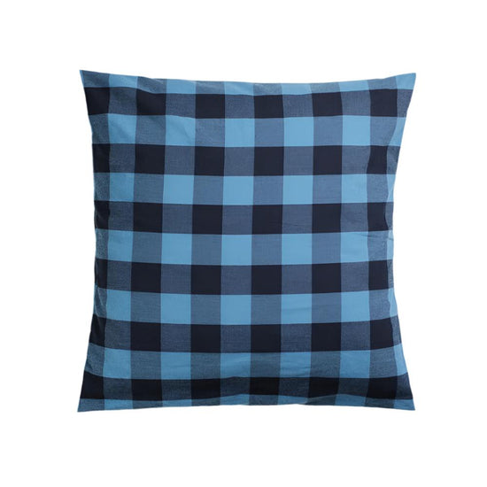 Cushion Cover Checked Blue