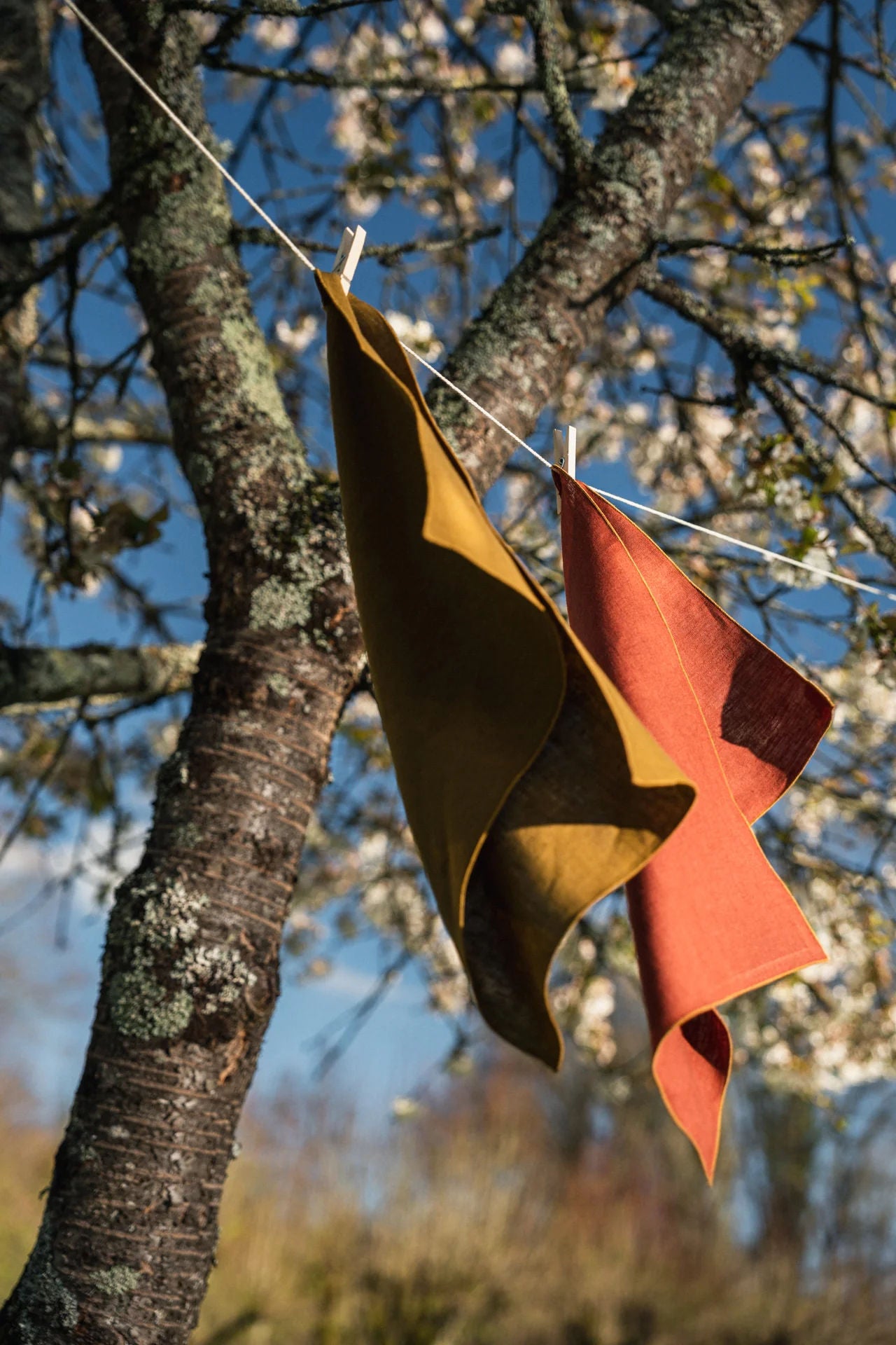 The Red Ochre Linen Tea Towel