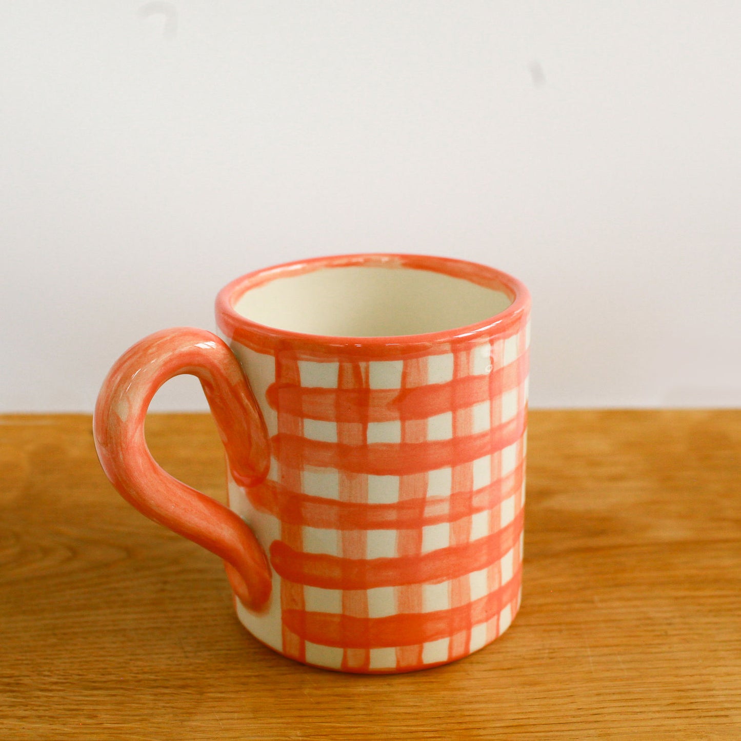 Gingham Mug x Maison Flaneur