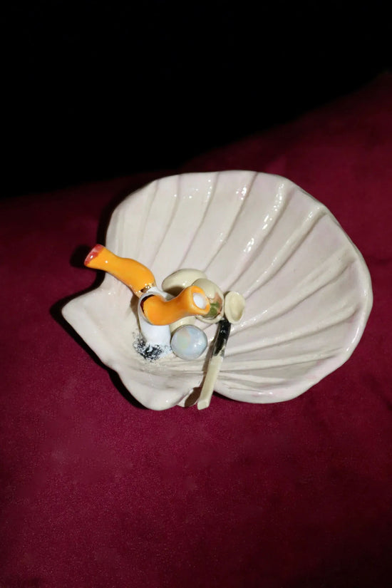 Nuts And Cigs Shell Ashtray