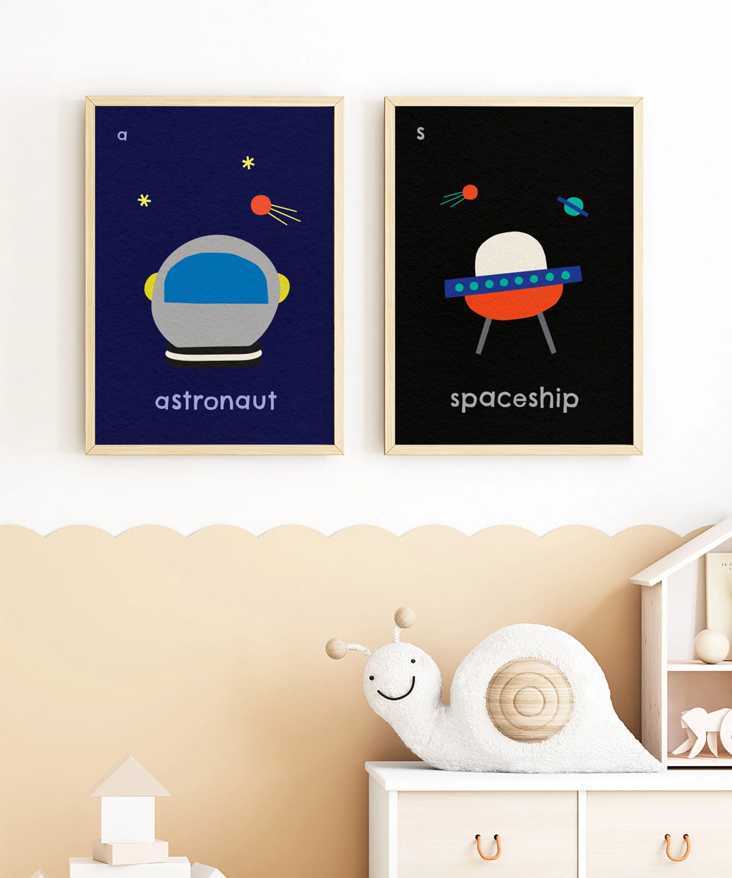 S for Spaceship Print