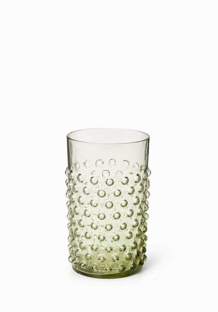 Green Dew Drop Tumblers - Set of 4