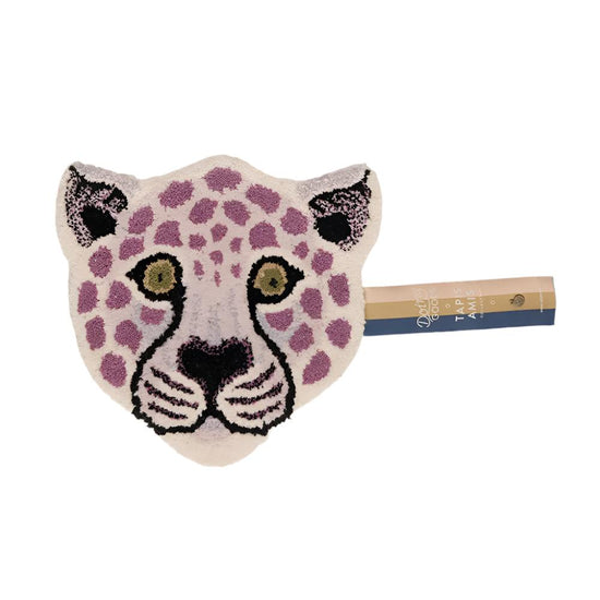 Lilly Leopard Head Rug