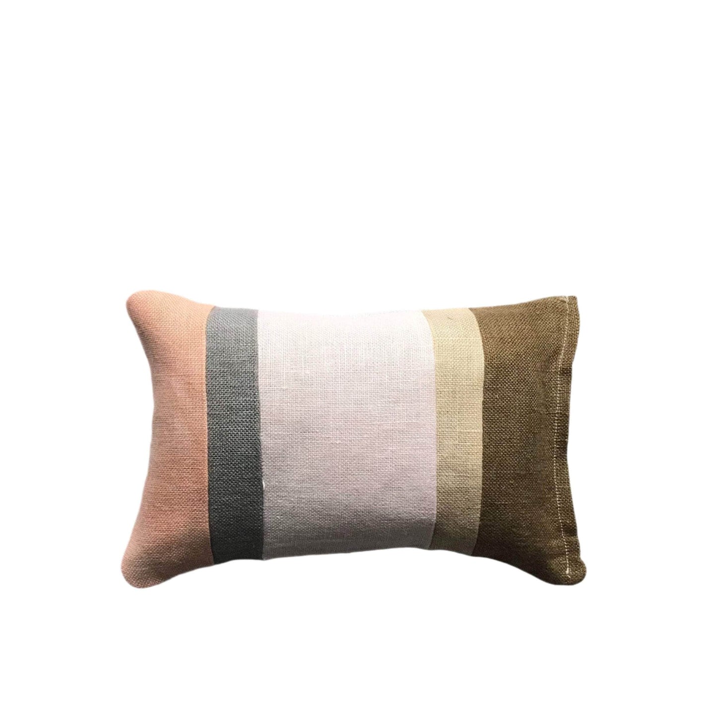 Naturally Dyed Striped Lavender Pillows