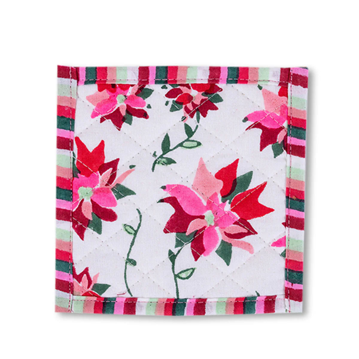 Poinsettia Coasters S/4