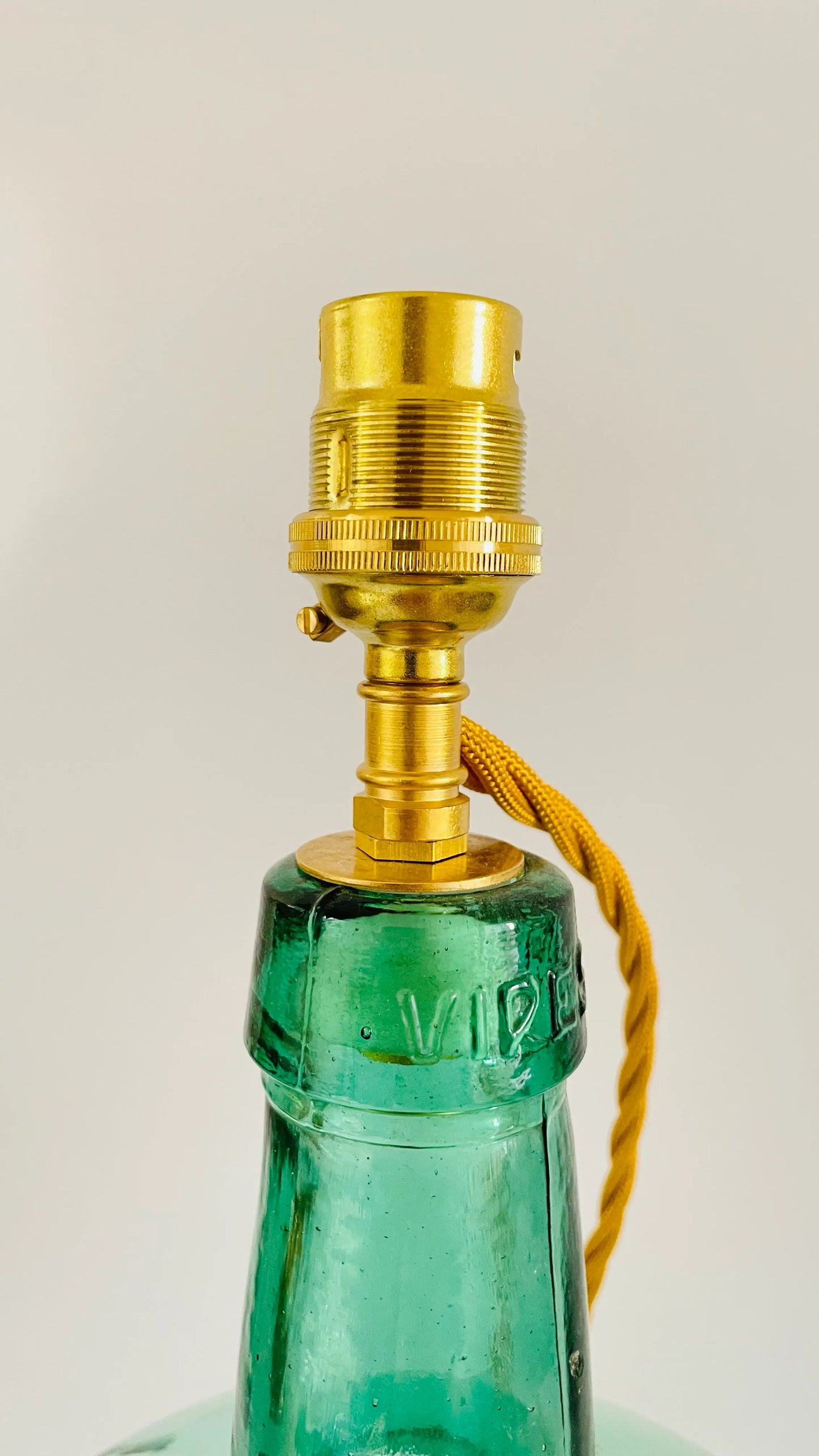 Antique French Bottle Lamp