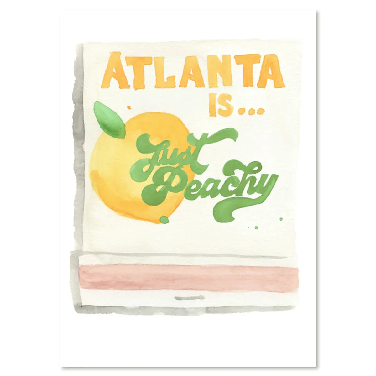 Atlanta Matchbook Print