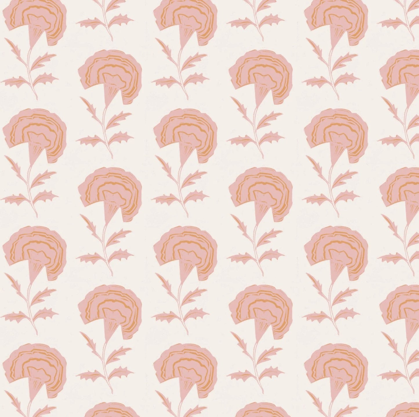 Marigold Wallpaper - Pink Indian Sunset