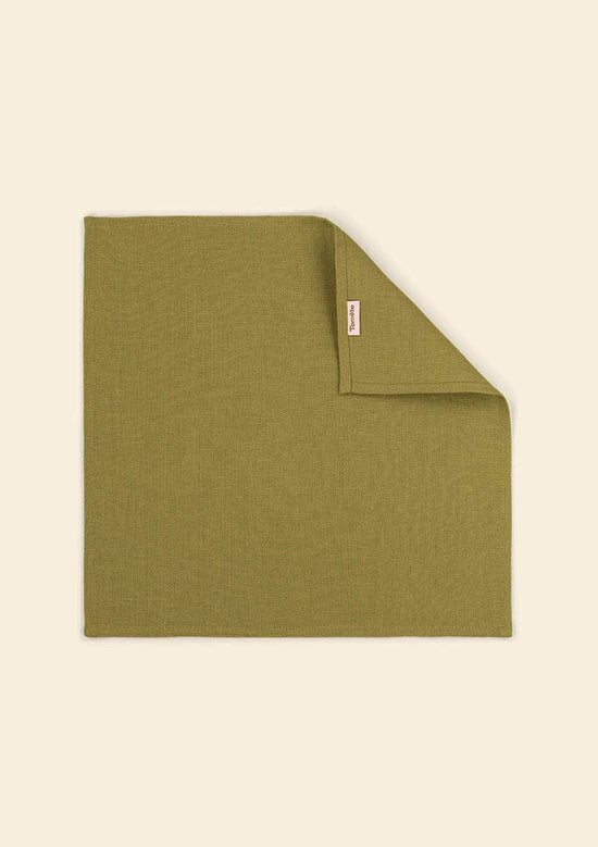 The Olive Green Linen Napkin