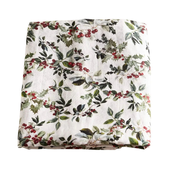 Holly Linen Tablecloth