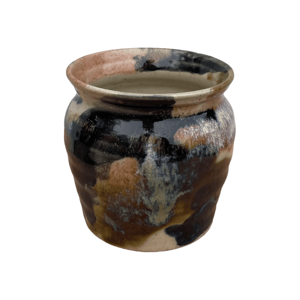 Mixed Glaze Pot #19