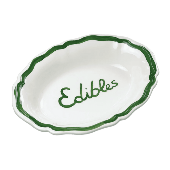 Oval Serving Dish “Edibles”