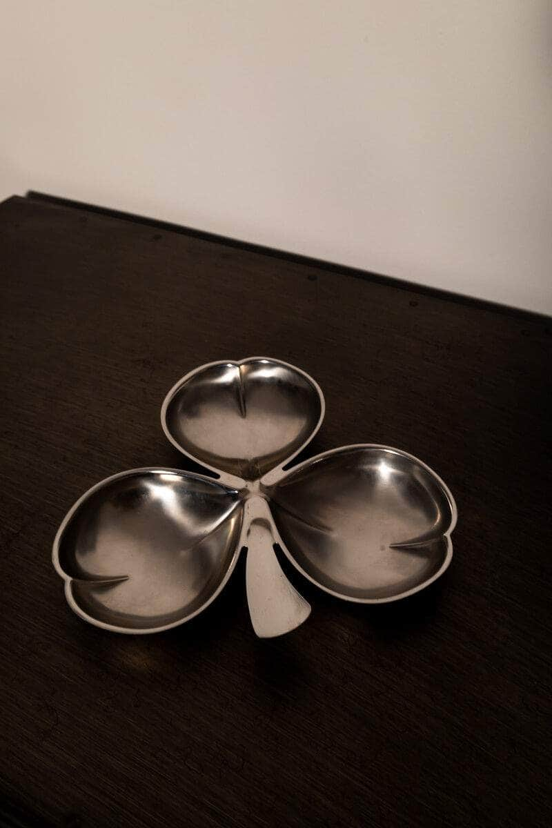 Vintage French Trèfle Appetiser Dish Pair