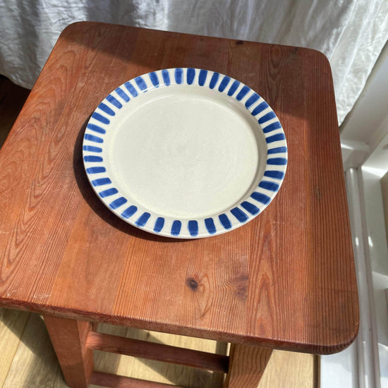 Small Striped Plate