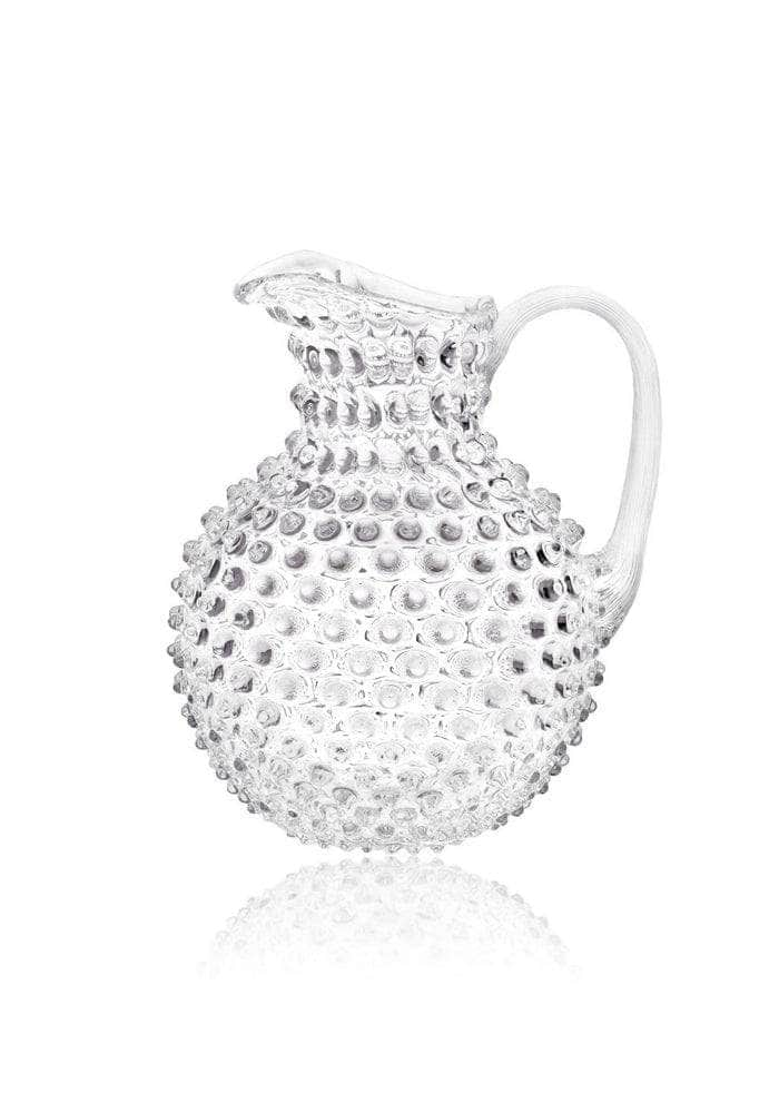 Clear Hobnail Large Jug 2L