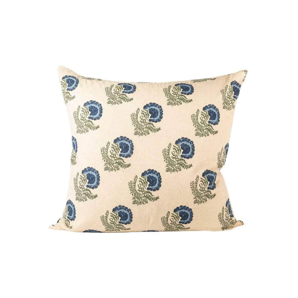 Marigold Cotton Scatter Cushion in Blue