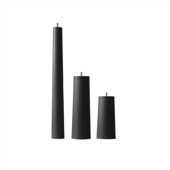 Pillar Candles - Black