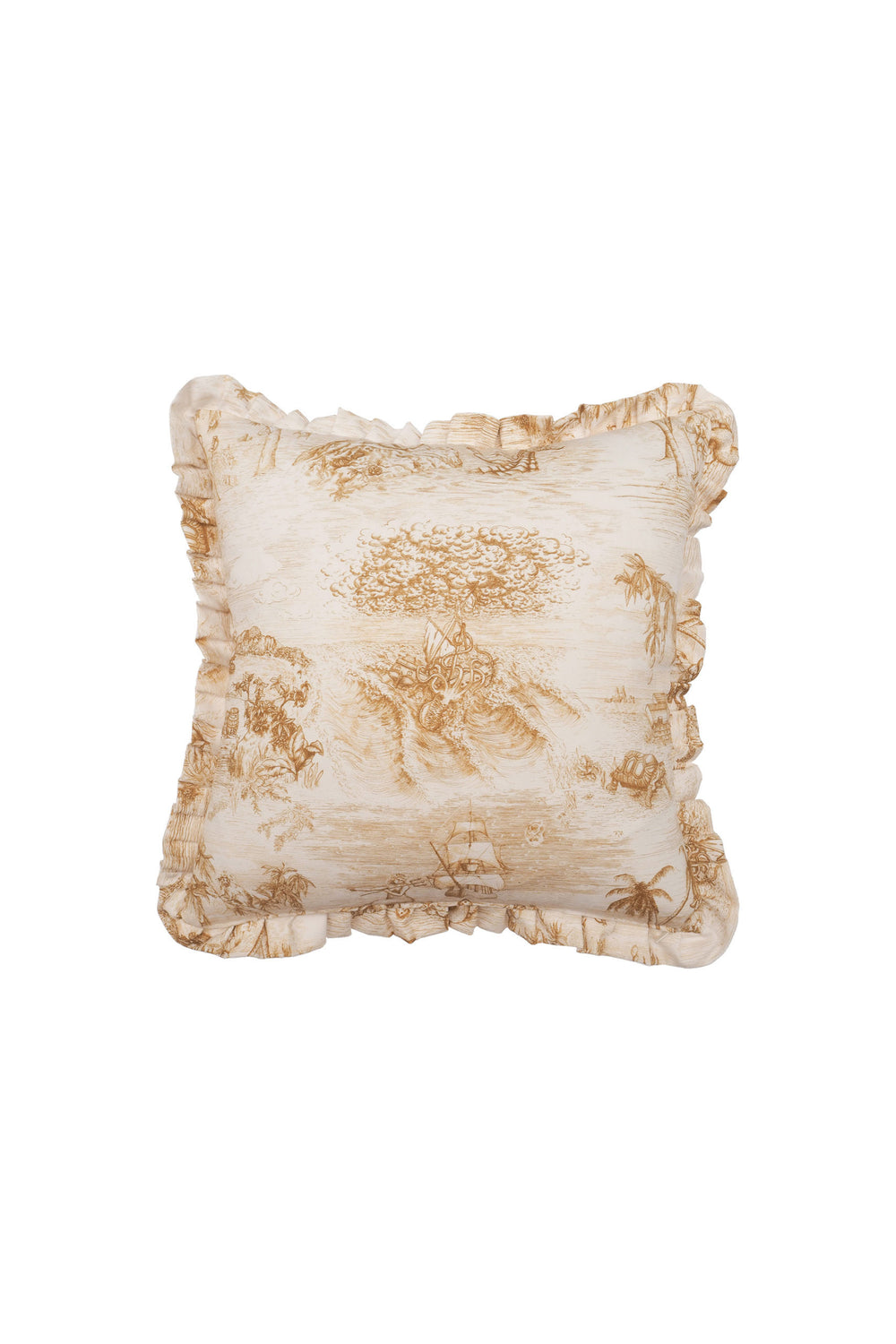 Navigo Gold Pleated Cushion