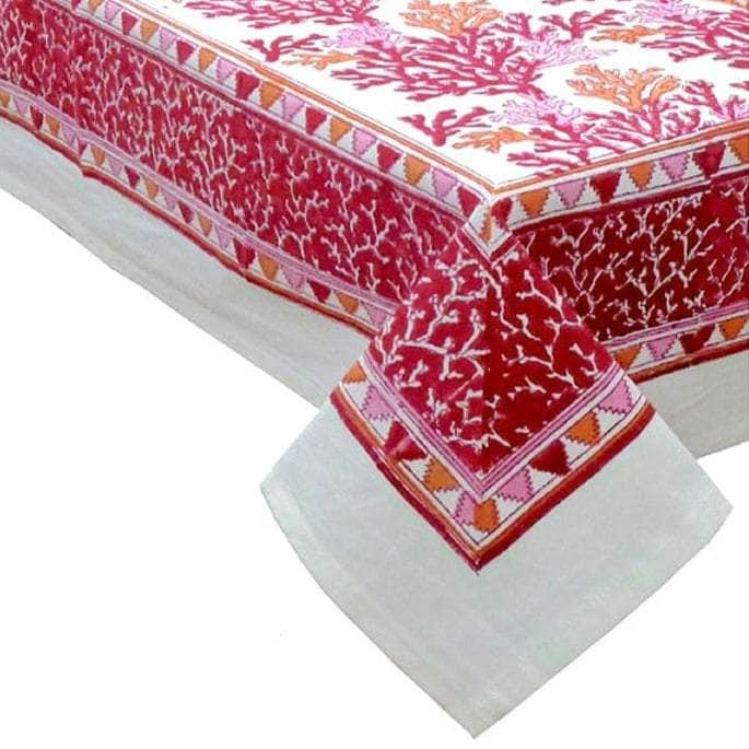 Rose Coral Tablecloth