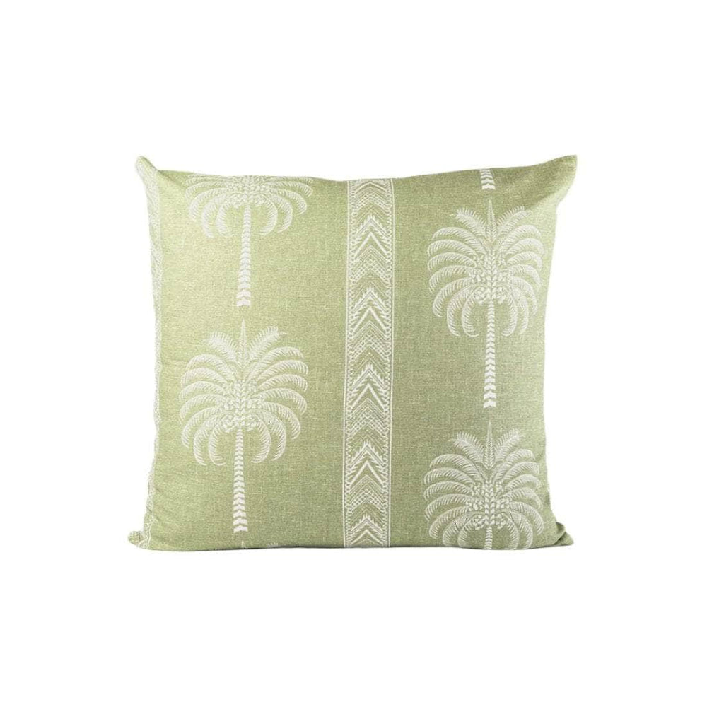 Palma Slubbed Cotton Scatter Cushion in Aqua