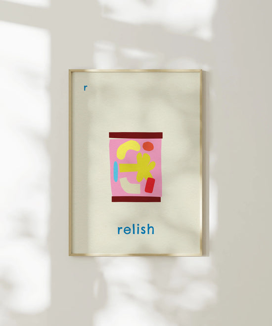 R for Relish Print