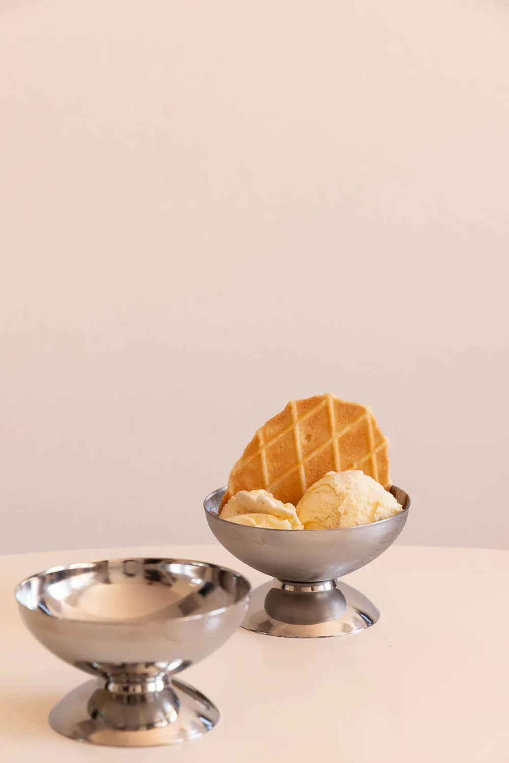 Stainless Steel Ice Cream Cup - Set of 2