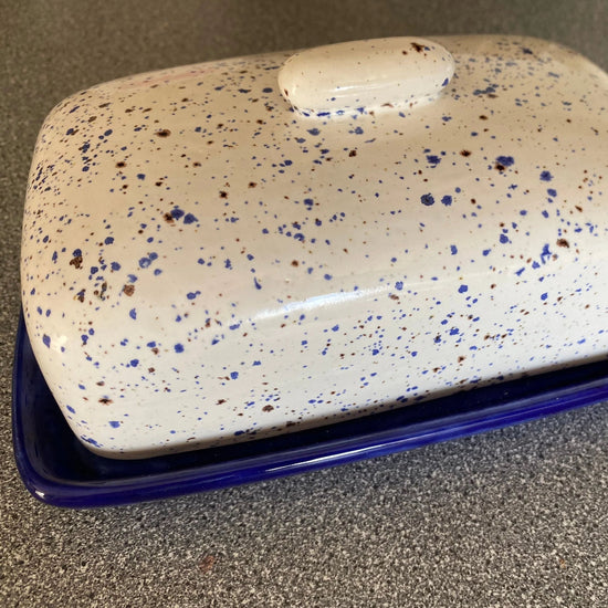 Handmade Pottery Butter Dish with Lid