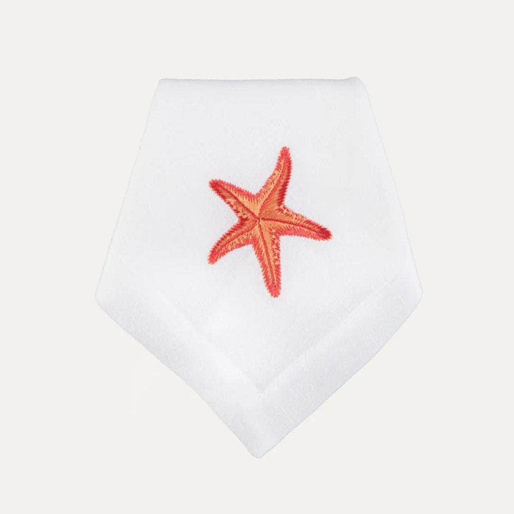 Orange Starfish Napkin