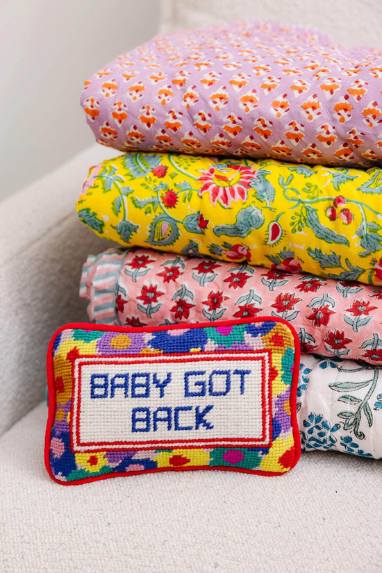 Baby Got Back Mini Needlepoint Pillow